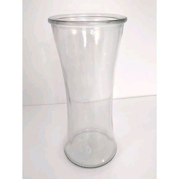 Napco Crystal Clear Glass Vase Gathering Vase 9 3/4" - Picture 6 of 12